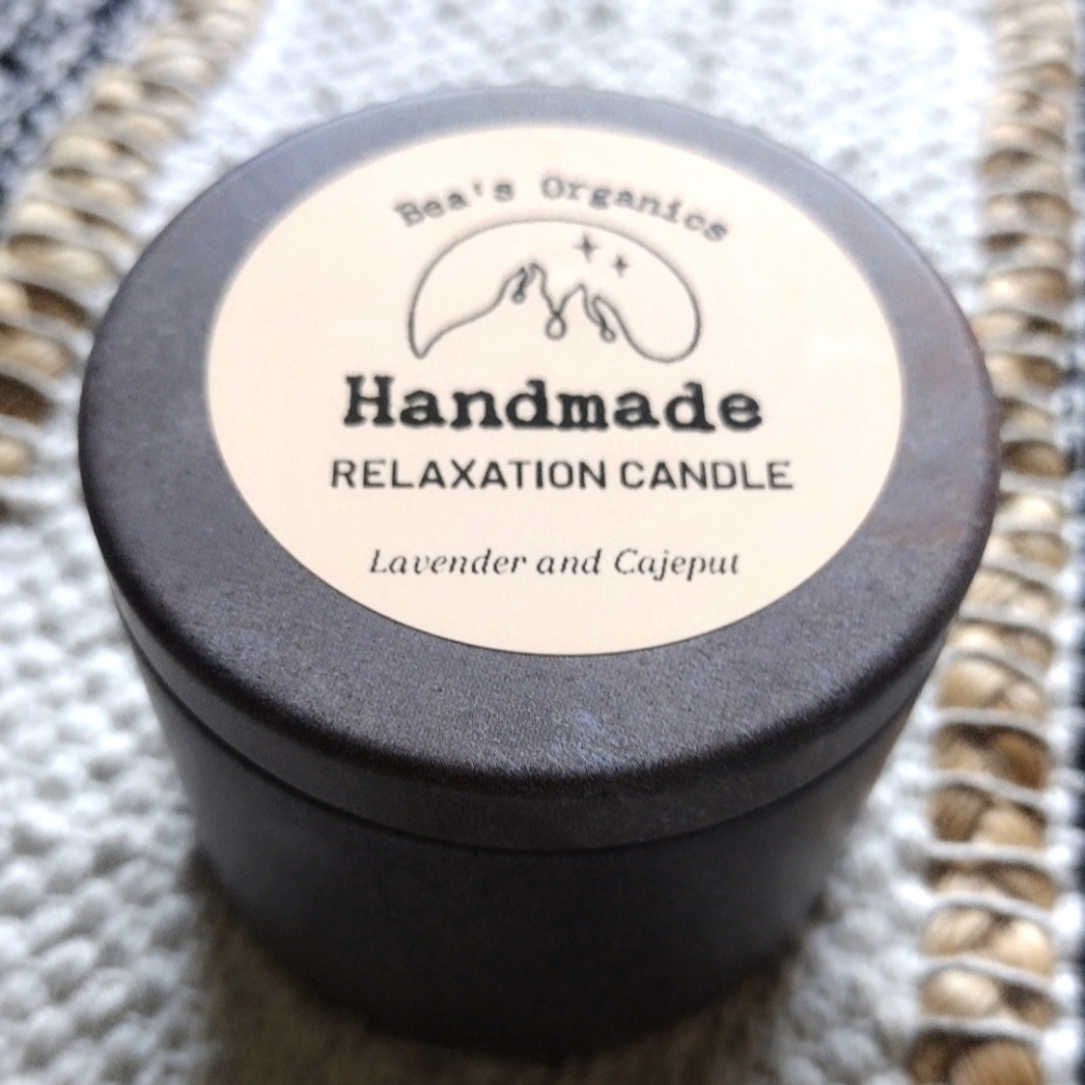 Relaxation Candle with Lavender and Cajeput oils